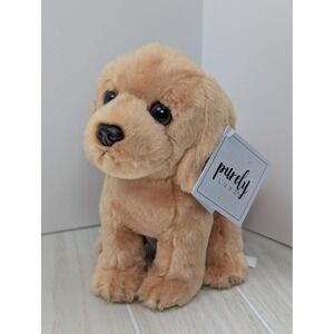 Aurora World Purely Luxe Yellow Lab Puppy Dog Plush Tan